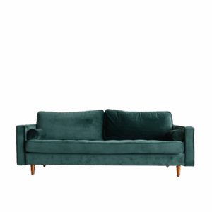 living room green sofa