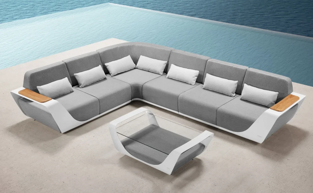 ONDA Luxury Corner Sofa Grey - Casa Valour