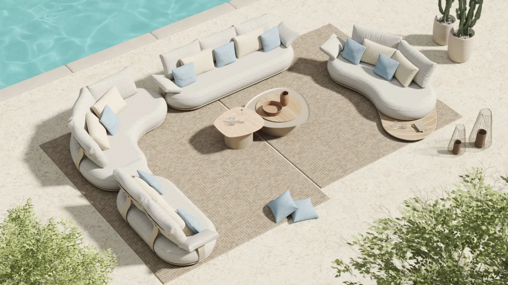 CALLA Collection luxury outdoor conversation set — designer alfresco furniture Australia — Casa Valour