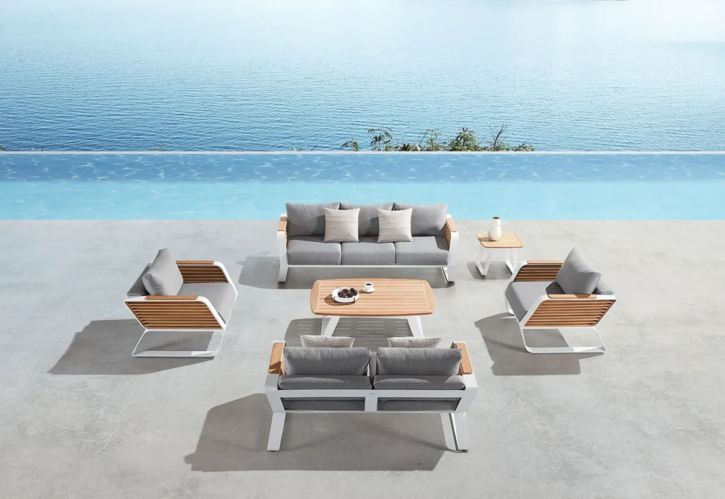 WING Collection designer outdoor lounge and dining set — Pininfarina alfresco furniture — Casa Valour Australia