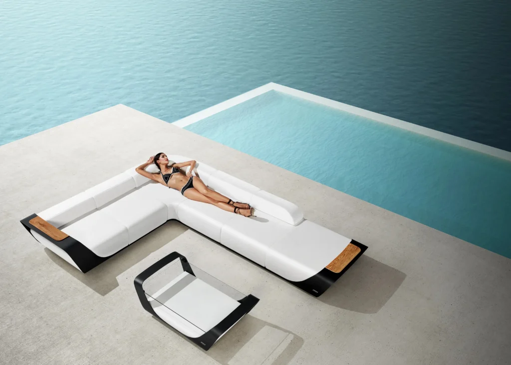 Luxury outdoor lounge sets Australia — Italian designer sofa sets and corner lounges — Casa Valour