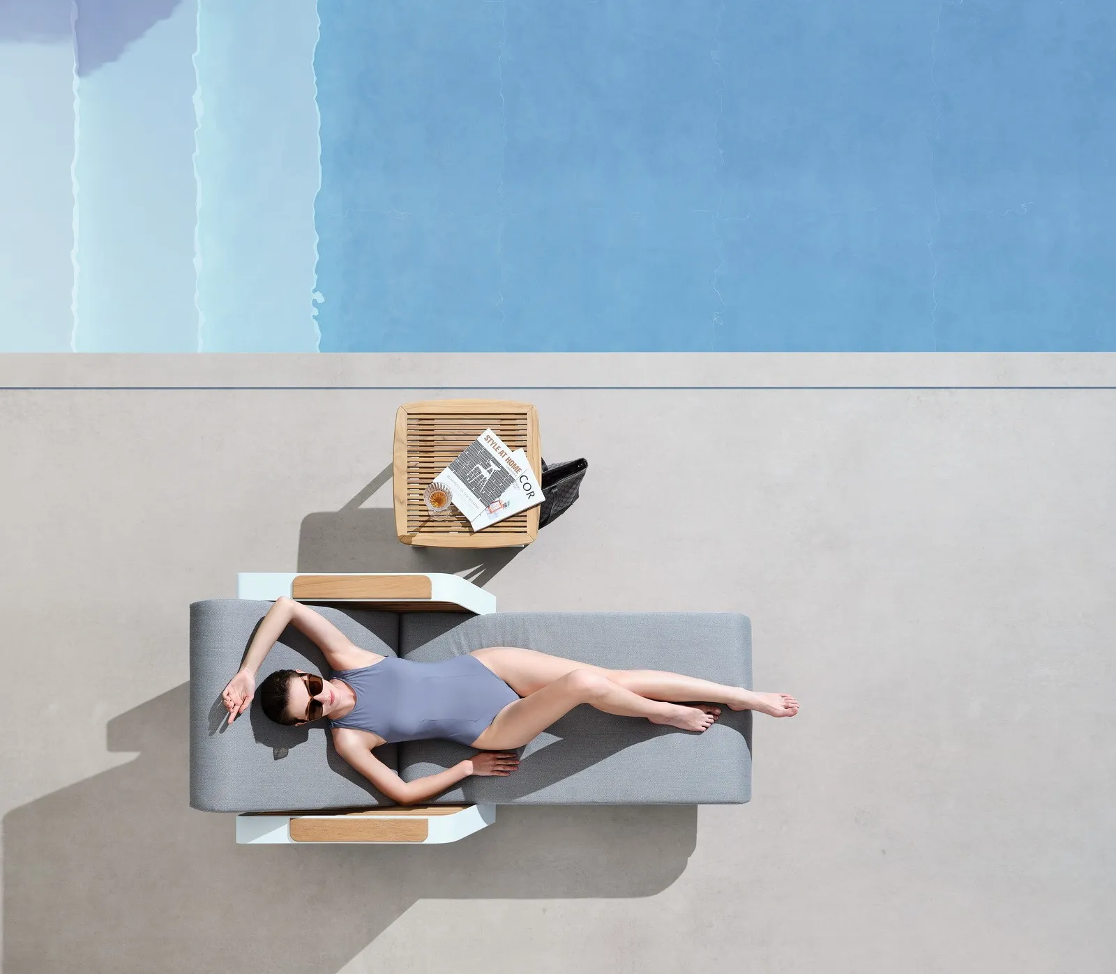 WING outdoor sunbed - Image 5